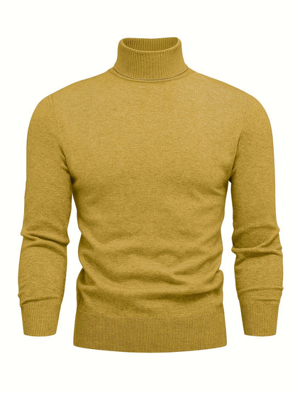 Ethan | Men's High-Neck Knit Jumper for Winter