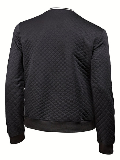 Joshua | Men's Stylish Checkered Zip-Up Jacket