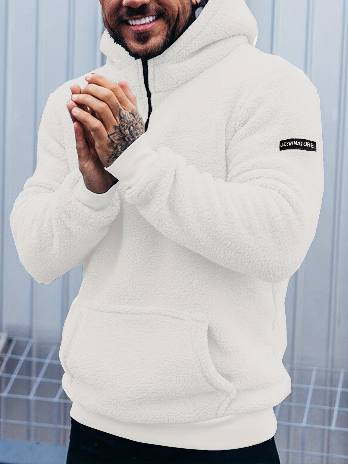 Lewis | Men's Plush Fleece Zip-Up Hoodie for Winter