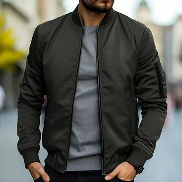 Elliot | Men's Ribbed Bomber Jacket