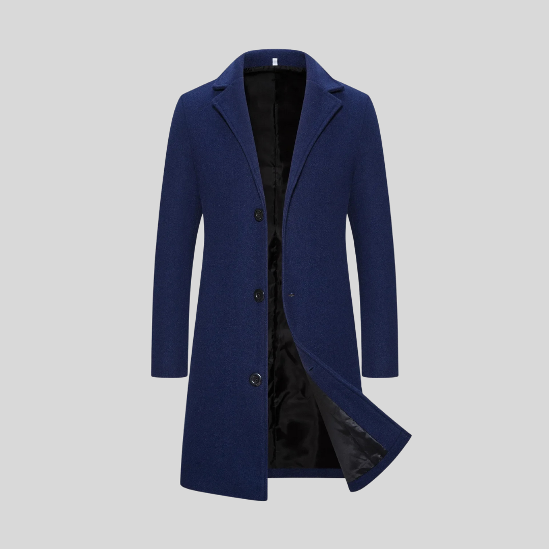 Freddie | Men's Elegant Long Coat for Winter