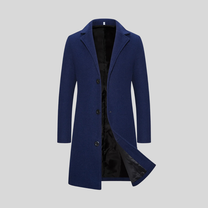 Freddie | Men's Elegant Long Coat for Winter