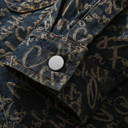 Alexander | Men's Embroidered Denim Jacket