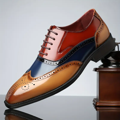 Jacob | Men's Classic Wingtip Brogue Dress Shoes