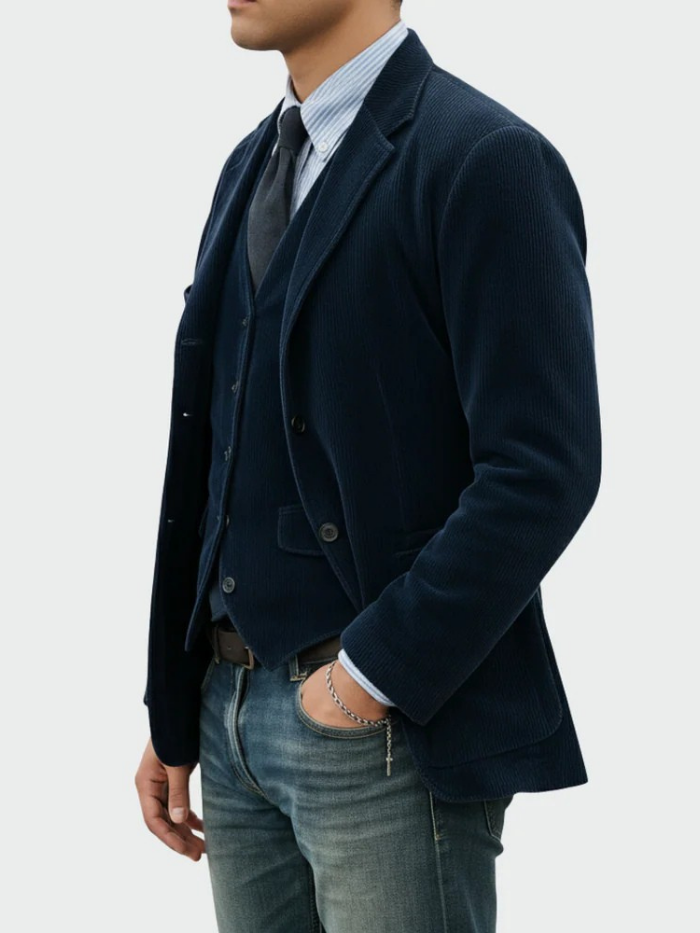 Reuben | Men's Elegant Corduroy Blazer Suit