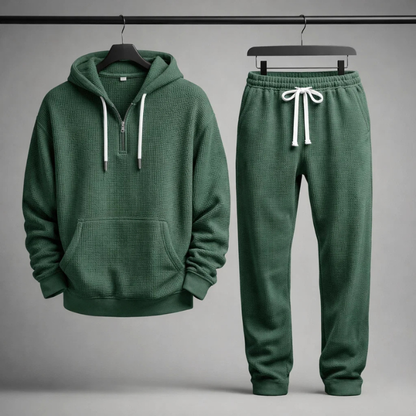 Edward | Men's Cosy Waffle-Knit Set
