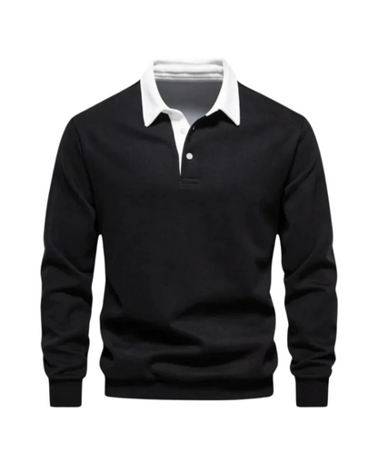 Samuel | Men's Classic Knit Polo Jumper