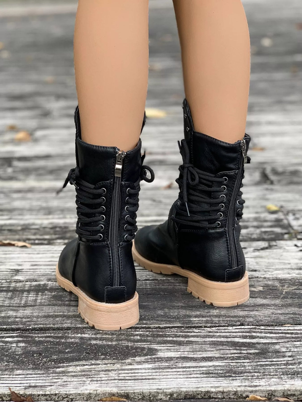 Susan | Women's Elegant Round-Toe Block Heel Boots