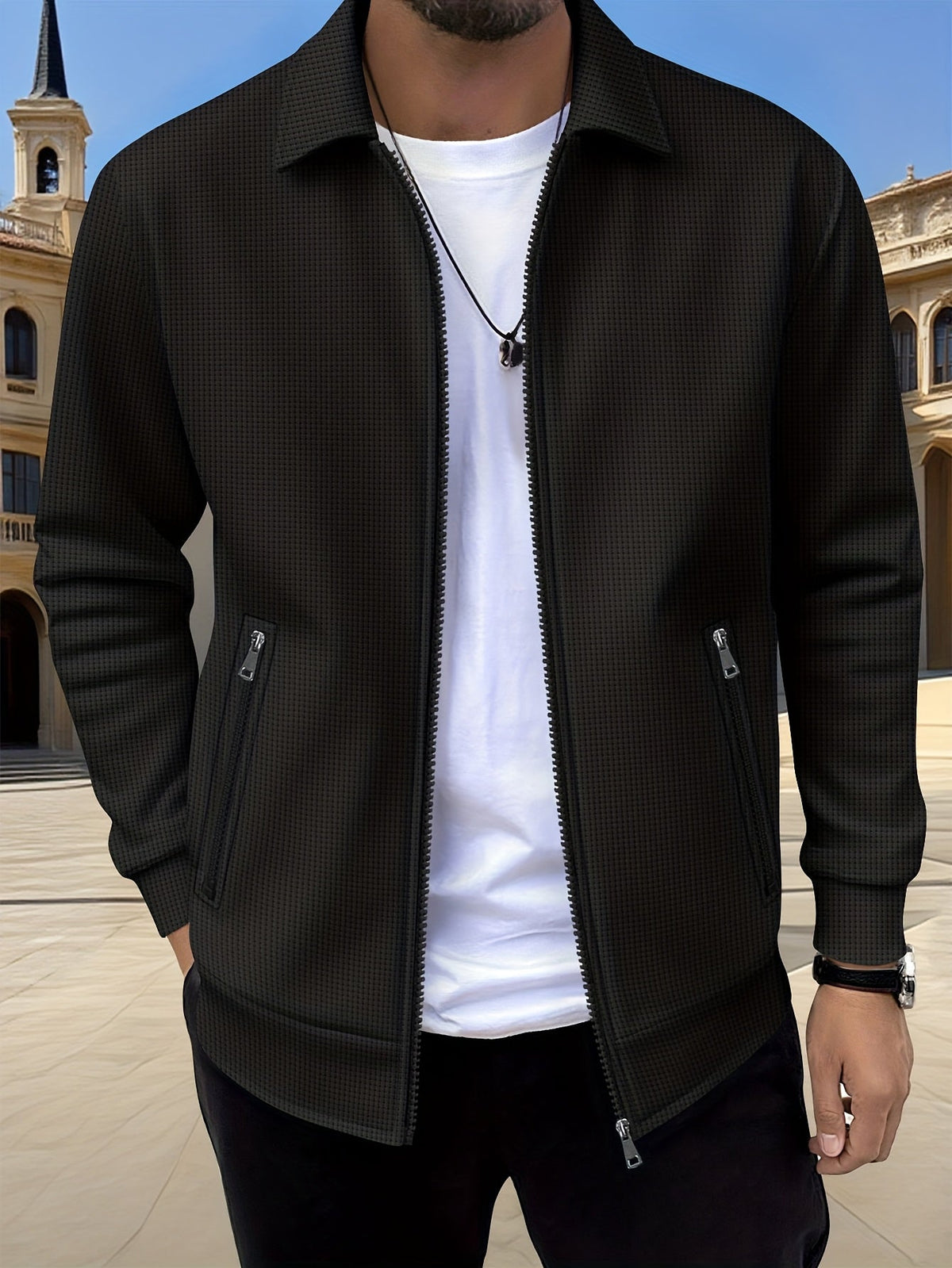 Jacob | Men's Zipper Sports Jacket