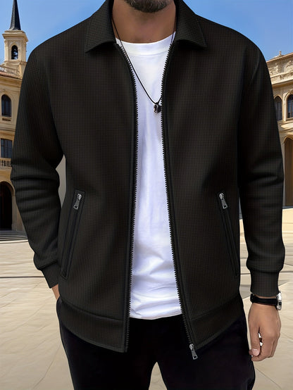 Matthew | Men's Stylish Sports Lapel Zip-Up Jacket