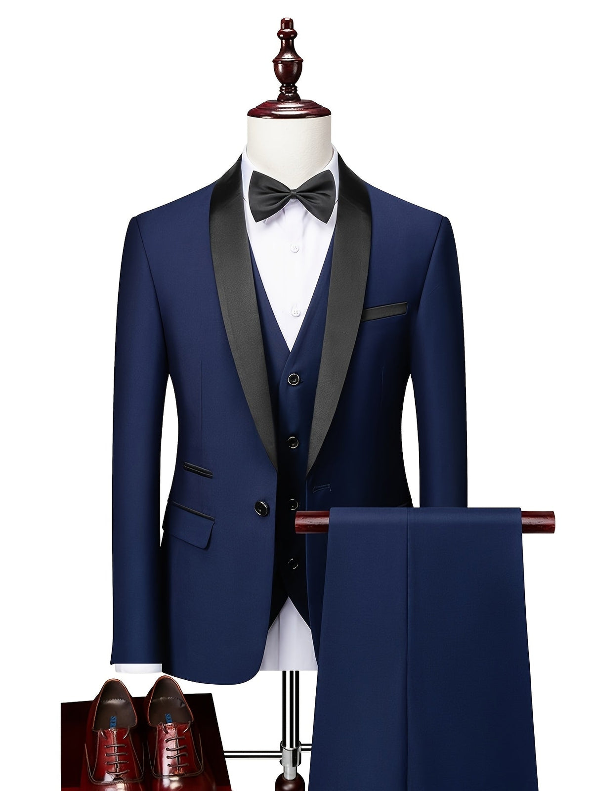 James | Men's Elegant Shawl Suit Set