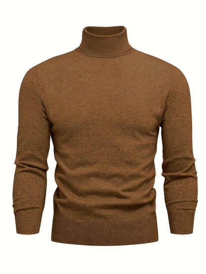 Ethan | Men's High-Neck Knit Jumper for Winter