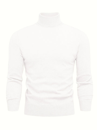 Ethan | Men's High-Neck Knit Jumper for Winter