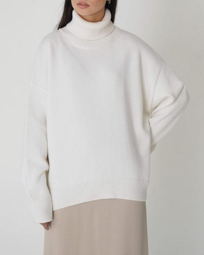 Marcia | Women's Oversized Roll-Neck Jumper for Winter
