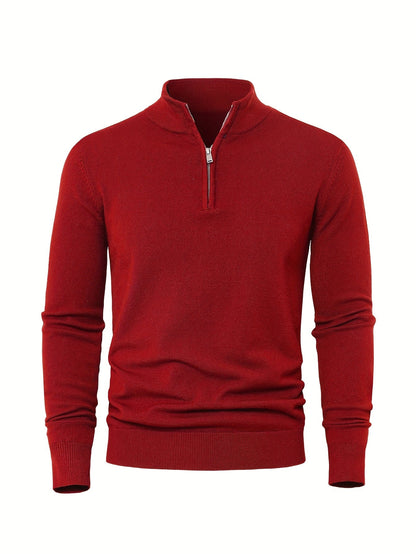 Euan | Men's Half-Zip Knit Jumper for Winter