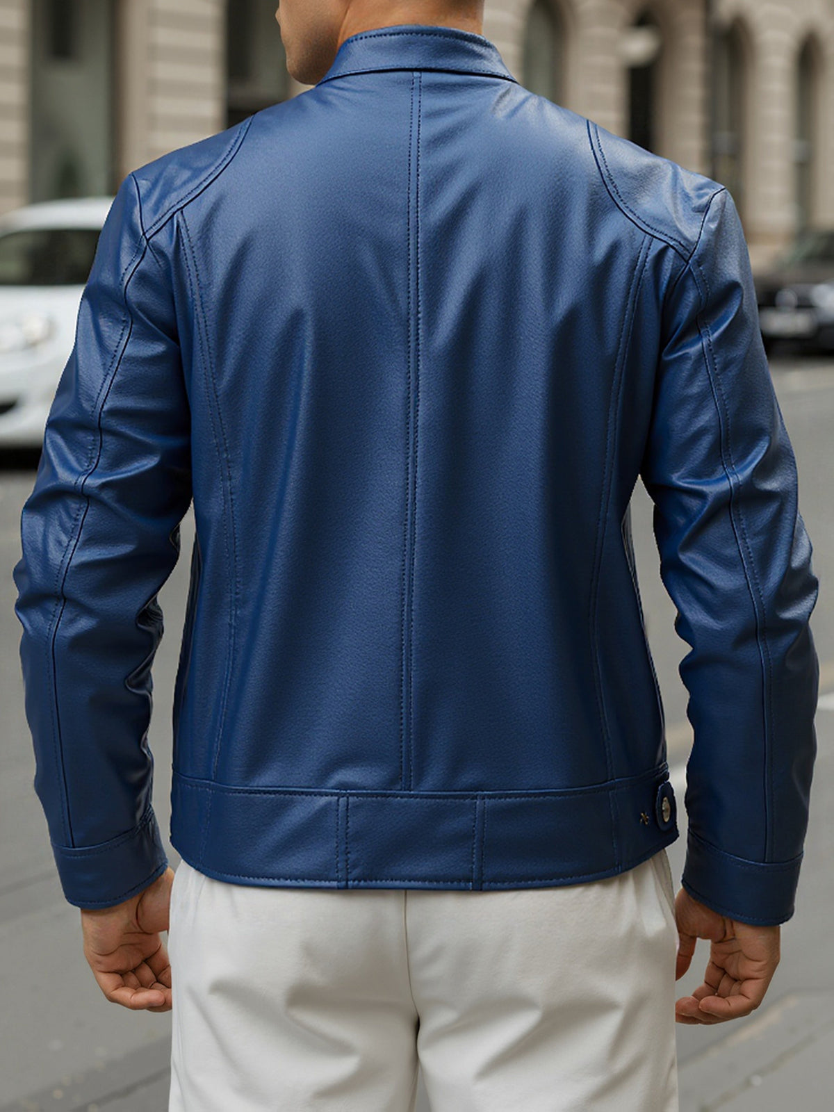 William | Men's Stand Collar Zip-Up Coat for Winter