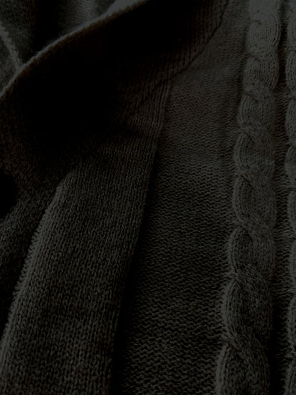 Euan | Men's Stylish Textured Knit Cardigan for Winter