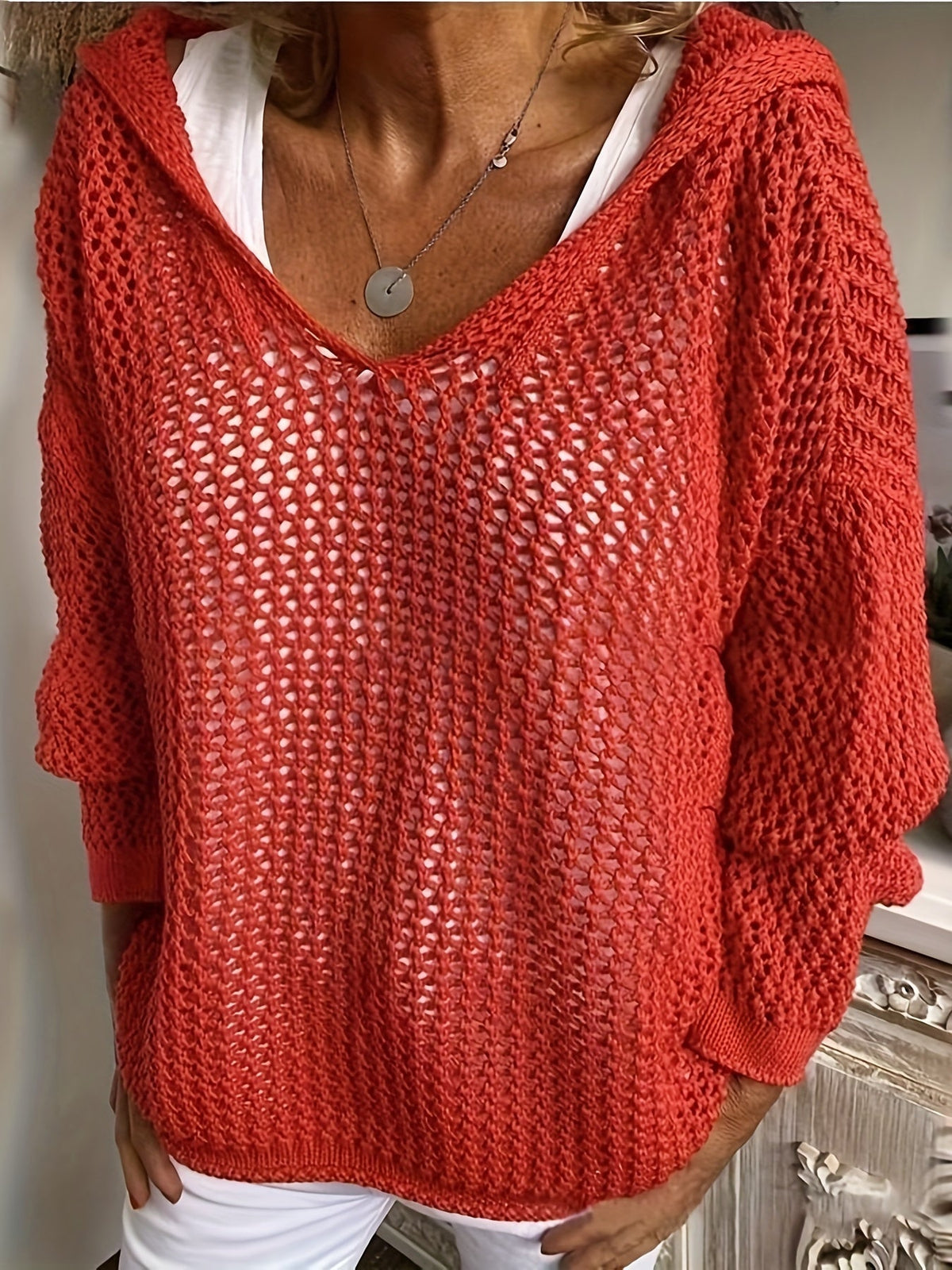 Lana | Cosy Knit Hooded Jumper for Winter