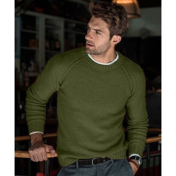 Troy | Men's Crew Neck Knit Jumper for Winter