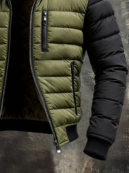 Zachary | Men's Classic Quilted Zip-Up Jacket for Winter