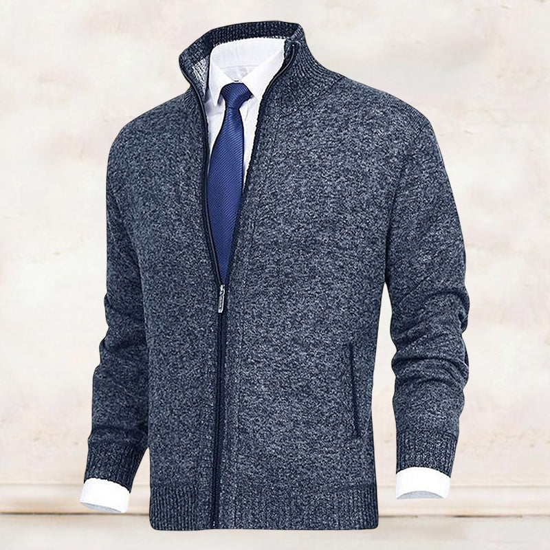 Lewis | Men's Classic Long-Sleeve Cardigan for Winter