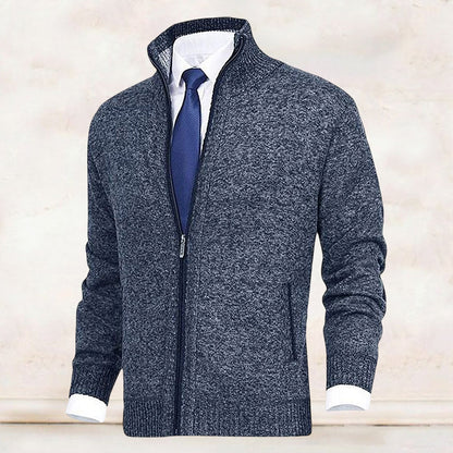 Lewis | Men's Classic Long-Sleeve Cardigan for Winter