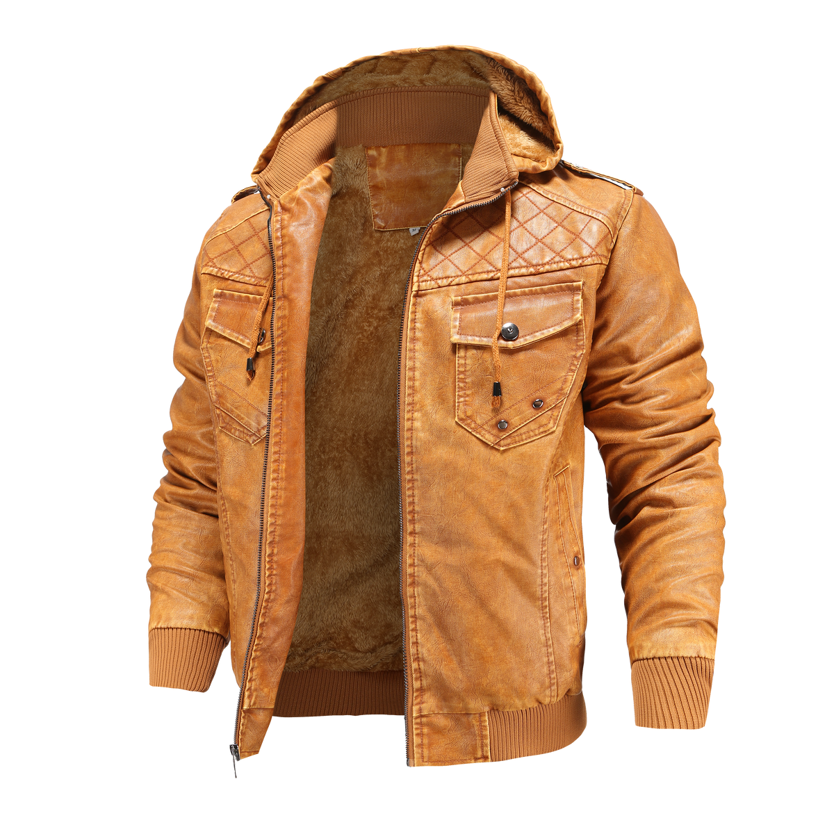 Dorian | Men's Stylish Hooded Bomber Jacket