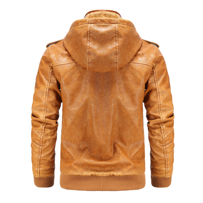 Dorian | Men's Stylish Hooded Bomber Jacket