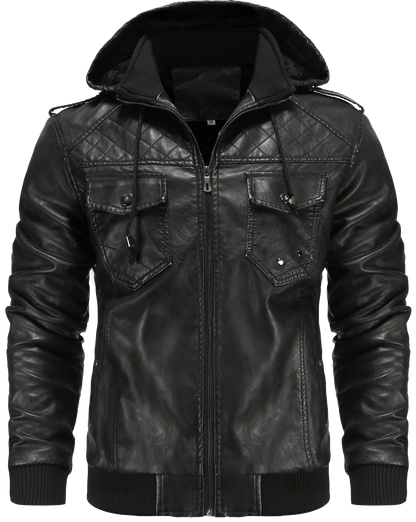 Dorian | Men's Stylish Hooded Bomber Jacket