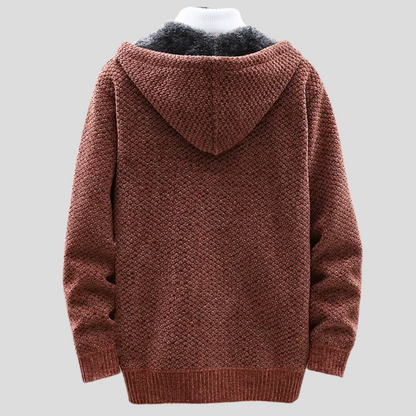 Sam | Men's Cosy Knitted Hoodie for Winter