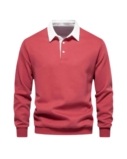 Samuel | Men's Classic Knit Polo Jumper