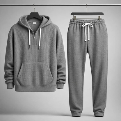 Edward | Men's Cosy Waffle-Knit Set