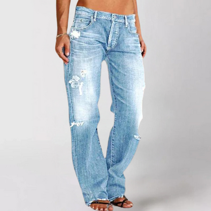Carol | Relaxed Wide-Leg Denim Jeans
