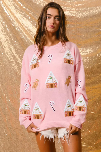 Jocelyn | Women's Cosy Christmas Winter Crewneck Jumper