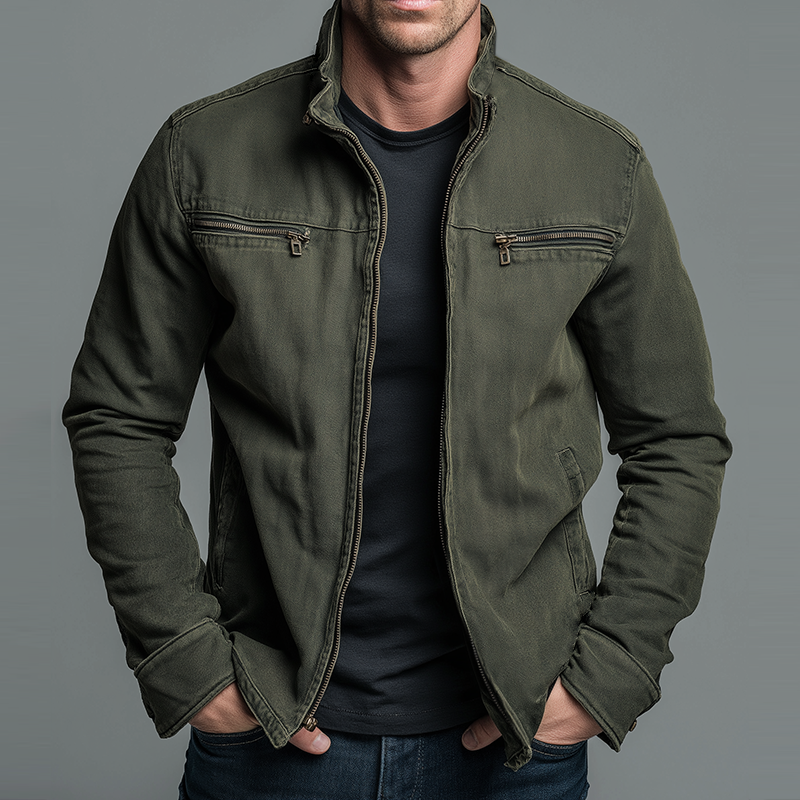 Jude | Men's Vintage Washed Cotton Jacket