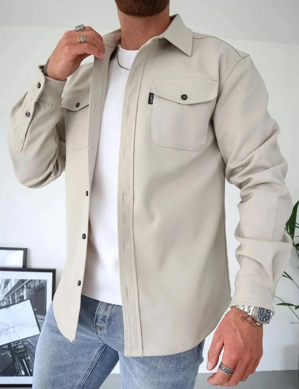 Samuel | Men's Shirt Jacket
