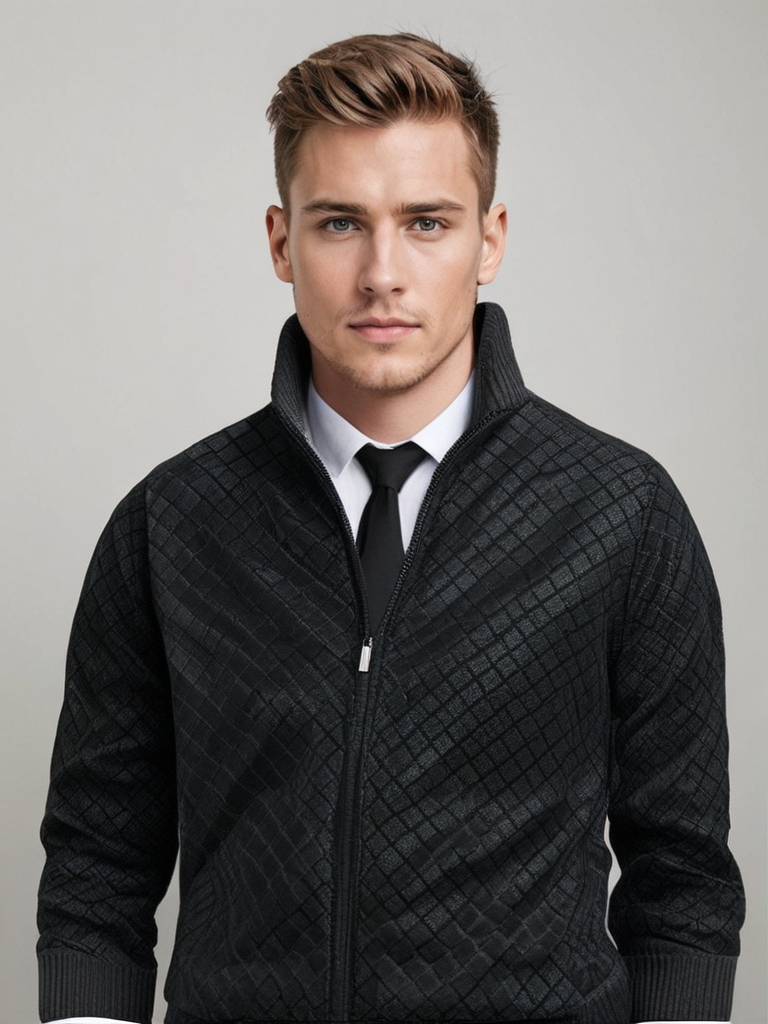Quentin | Men's Classic Zip-Up Cardigan for Winter