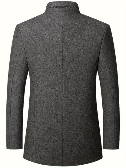 Jack | Men's Stand-Collar Tweed Jacket