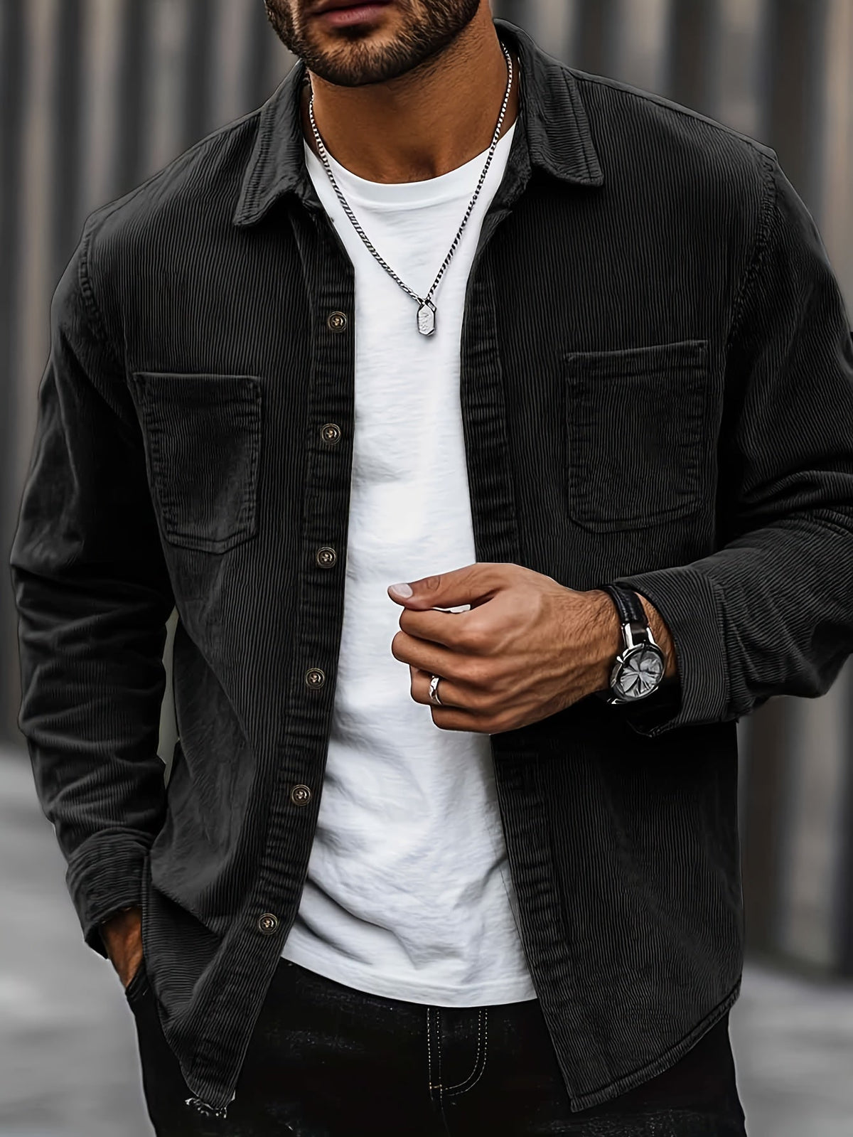 Oscar | Men's Stylish Corduroy Overshirt