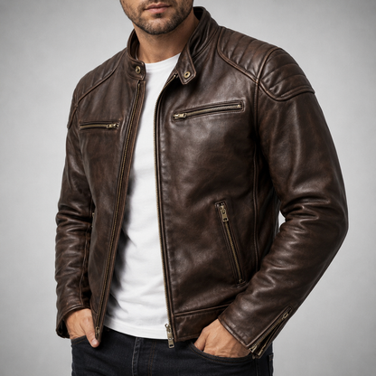 Samuel | Men's Rugged Motorcycle Jacket