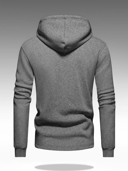 Harry | Men's Classic Solid-Knit Hoodie for Winter