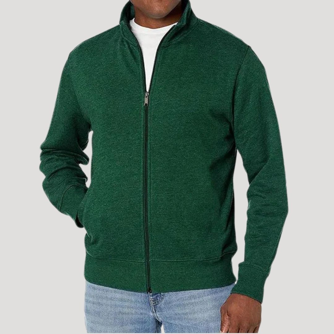 Toby | Men's Zip-Up Stand Collar Jacket