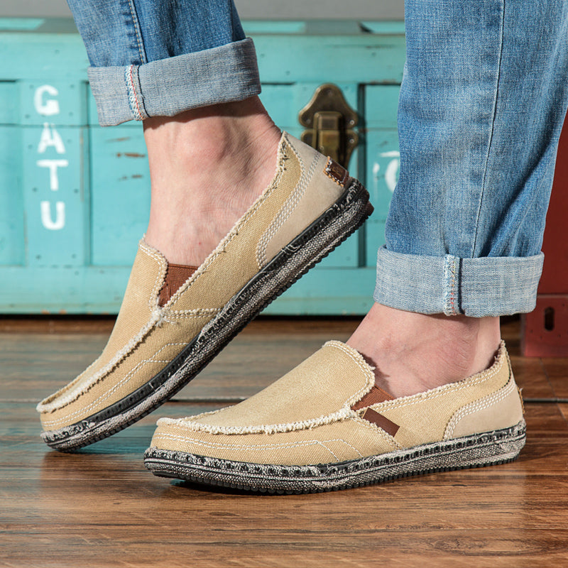 Alfie | Men's Stylish Canvas Slip-On Shoes