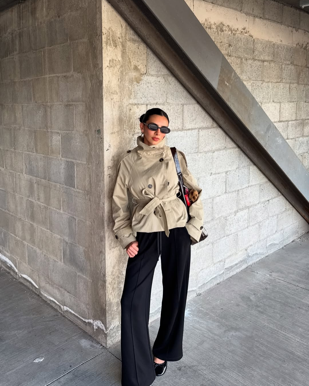 Amabel | Women's Stylish Cropped Trench Coat