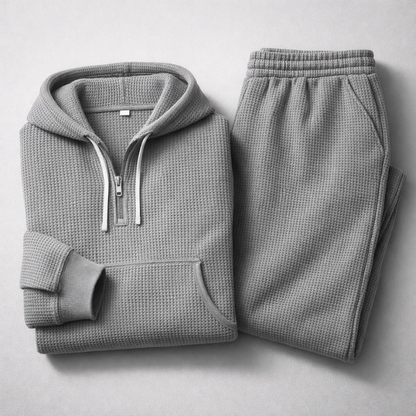 Edward | Men's Cosy Waffle-Knit Set