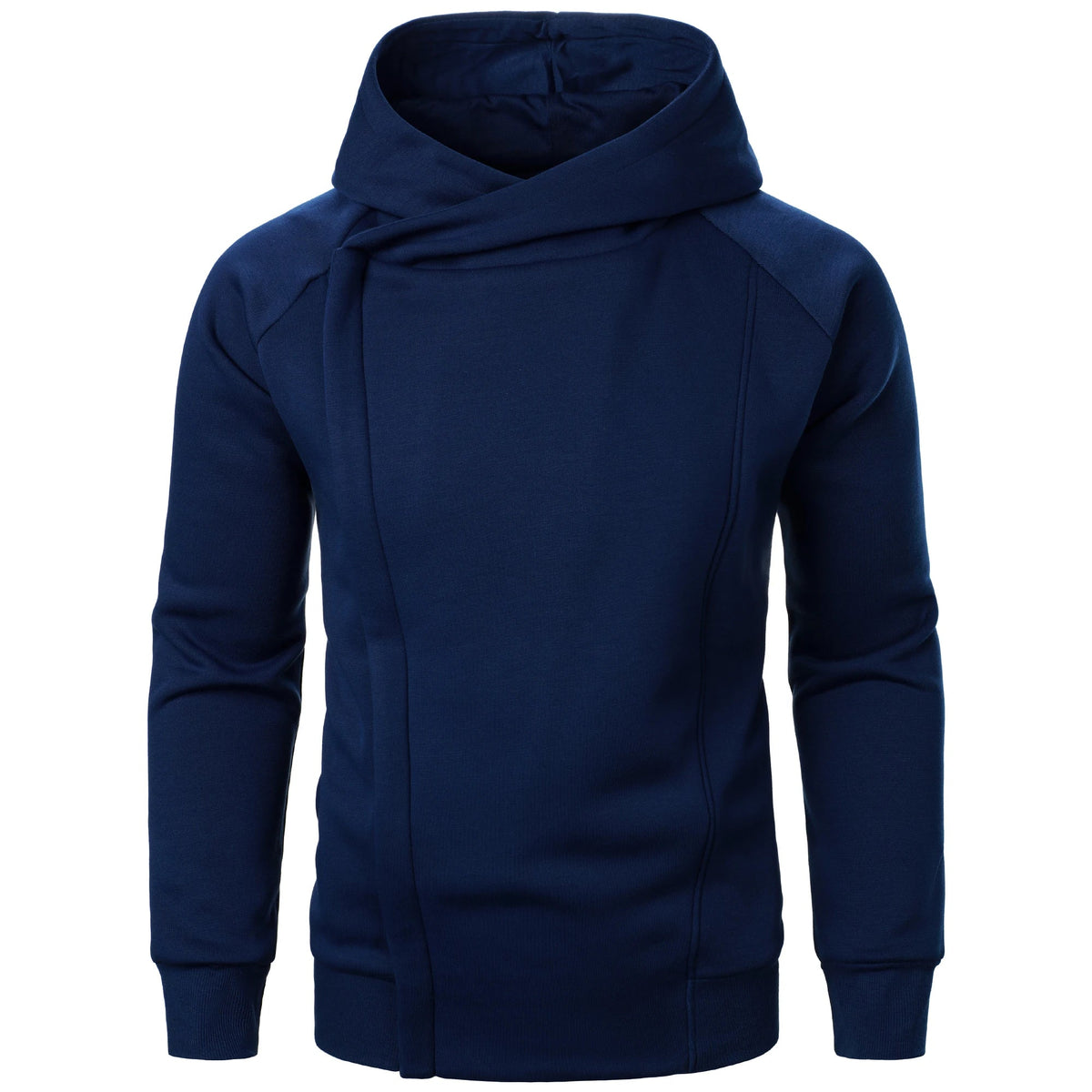 Harvey | Men's Crossover Zip-Up Hoodie for Winter