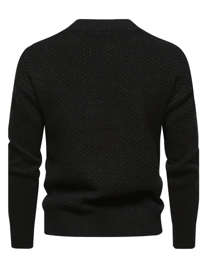 Finley | Men's Classic Cable-Knit Crew Neck Jumper for Winter