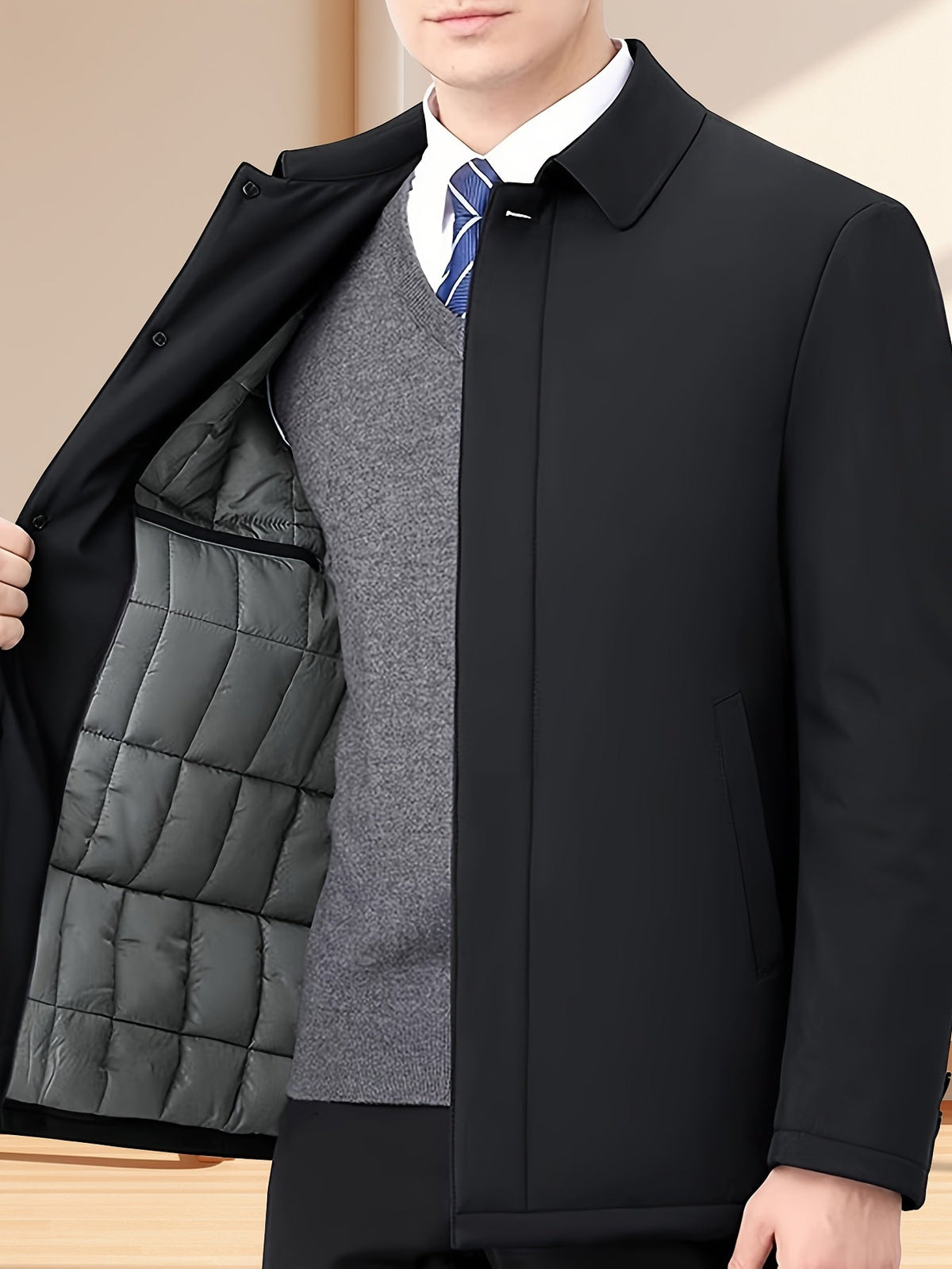 Edward | Men's Stylish Thick-Lapel Jacket