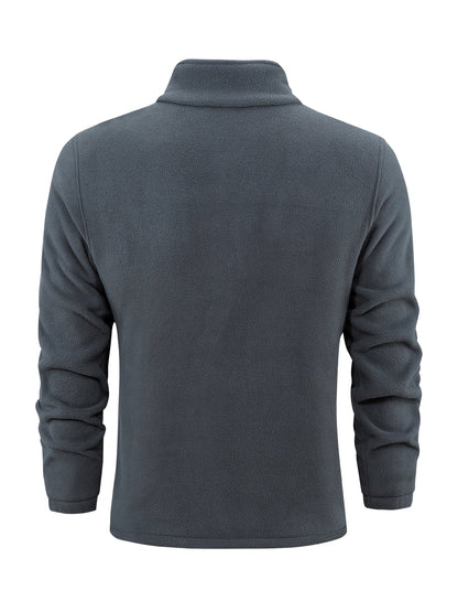 William | Men's Stand-Collar Fleece Jacket for Winter