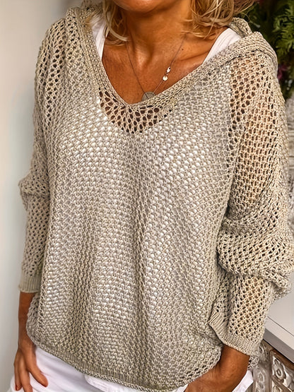 Lana | Cosy Knit Hooded Jumper for Winter